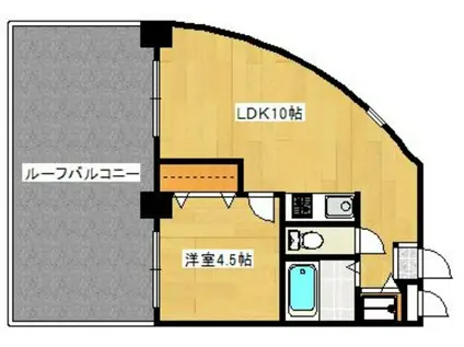 ステラ堤(1LDK/2階)の間取り写真