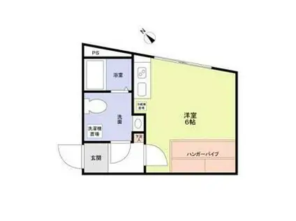 VISTA IZUMI(ワンルーム/2階)の間取り写真