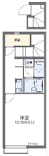 レオネクスト玉手II(1K/2階)の間取り写真