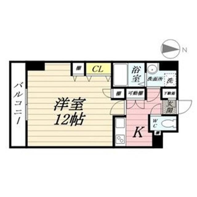 レ・ベント岐阜(1K/7階)の間取り写真