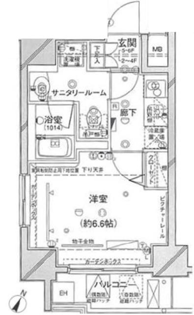 グランドコンシェルジュ板橋本町(1K/9階)の間取り写真