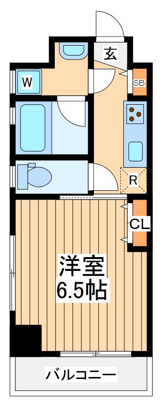 ケイアイケイ浅田(1K/3階)の間取り写真