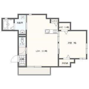 MEIEKIHILLS(1LDK/2階)の間取り写真