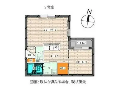 CITYPREMIERE発寒(1LDK/4階)の間取り写真