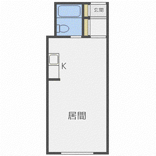 INOVE札幌北16条(ワンルーム/3階)の間取り写真