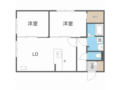 E-HORIZON N17 イーホライズンN17(2LDK/3階)の間取り写真