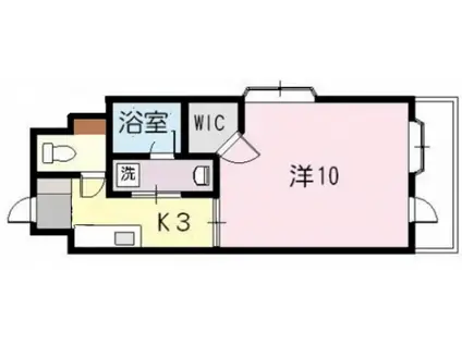 カルム宇品(1K/5階)の間取り写真