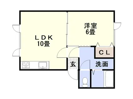 RESIDENCE.SII(1LDK/1階)の間取り写真