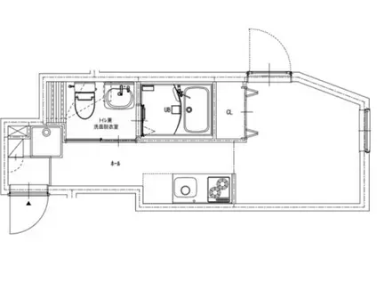 SOLUNA CRACIA ZOSHIGAYA(1K/1階)の間取り写真