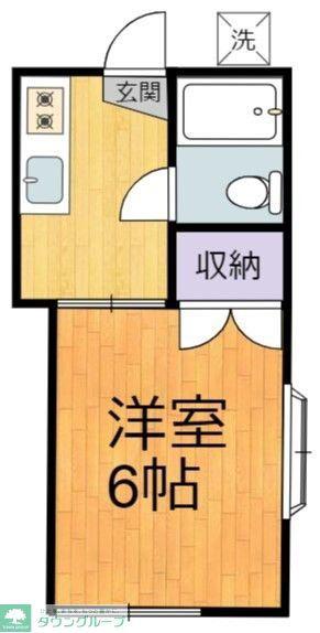 第3光丸荘(1K/2階)の間取り写真