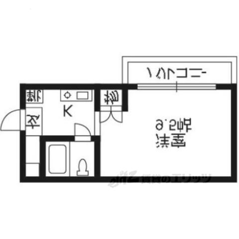 サンライト橋本(ワンルーム/1階)の間取り写真