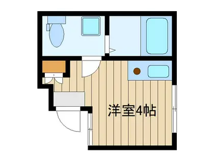 ファーストハウス上池袋(ワンルーム/1階)の間取り写真