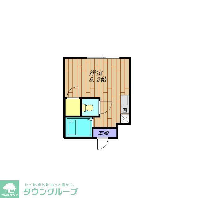 アルテ北久里浜(ワンルーム/1階)の間取り写真