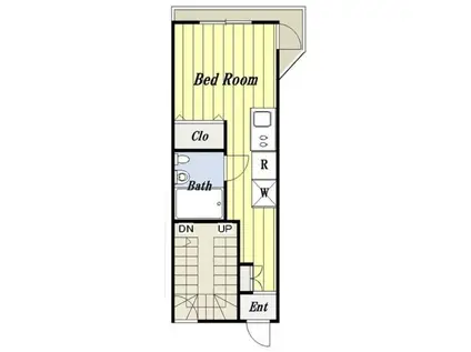 フェリシャスジェイズ(ワンルーム/3階)の間取り写真