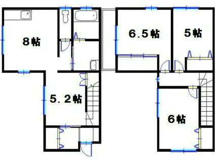 コンフォート八代(3LDK/1階)の間取り写真