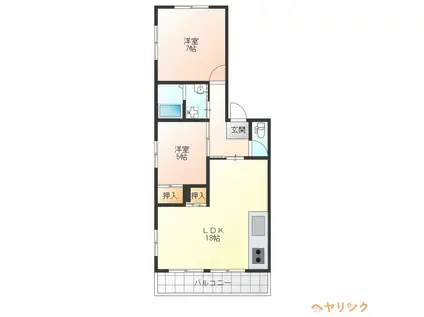 セレクトプルミエール(2LDK/3階)の間取り写真