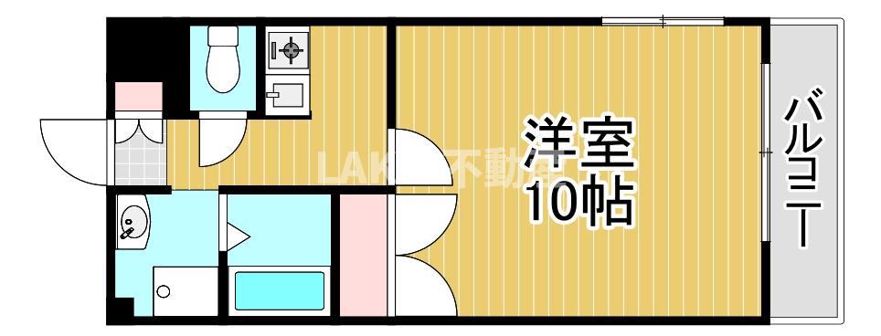 Mプラザ城東六番館(1K/9階)の間取り写真