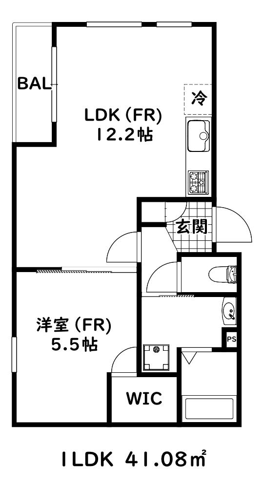 シエーナ魚崎(1LDK/3階)の間取り写真