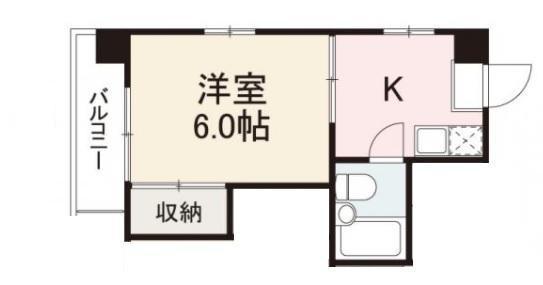 コート紙町IX(1K/4階)の間取り写真