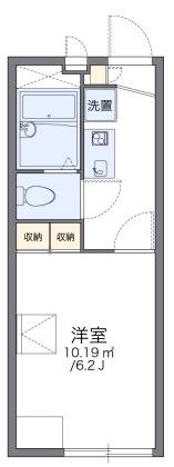 レオパレスタケナカ(1K/1階)の間取り写真