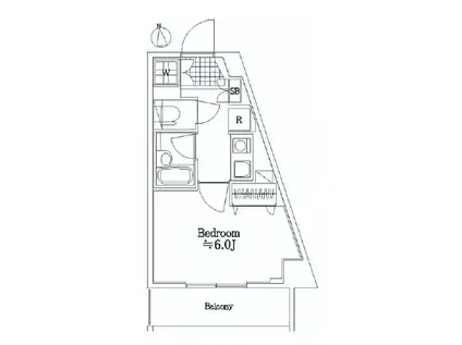 日神デュオステージ大森(1K/3階)の間取り写真