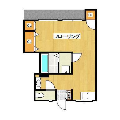 ロイヤルコーポ志井(ワンルーム/5階)の間取り写真