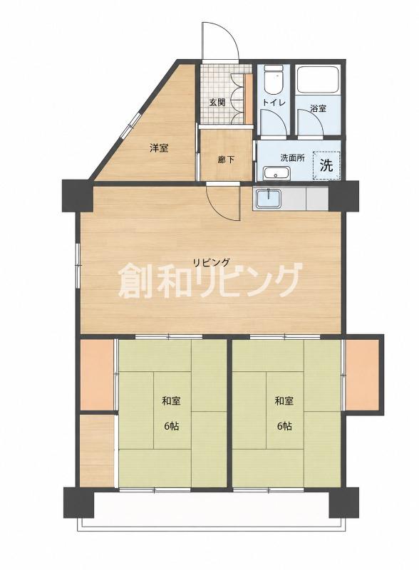 エクセレンス下屋敷(3LDK/7階)の間取り写真