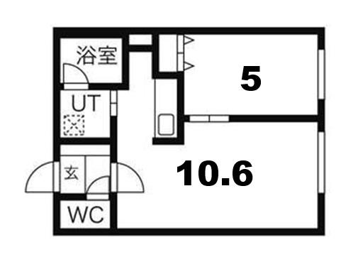 ORSA(1LDK/4階)の間取り写真