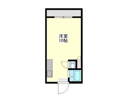 ビッグバーンズマンション谷山(ワンルーム/3階)の間取り写真