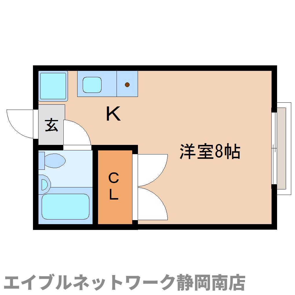 メゾンサンホアン(ワンルーム/1階)の間取り写真
