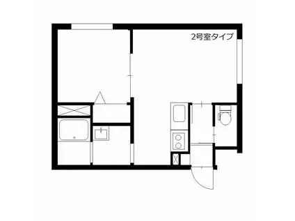 レグルス14(1LDK/3階)の間取り写真