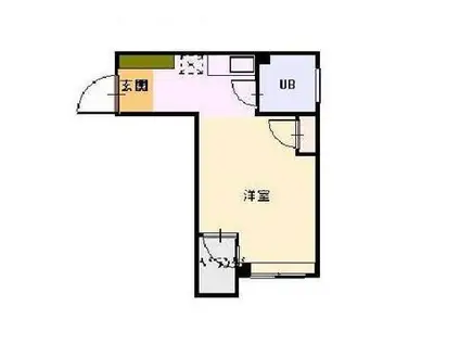 グーテONE(ワンルーム/4階)の間取り写真