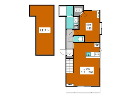 SOPHISTA中野(1LDK/2階)の間取り写真