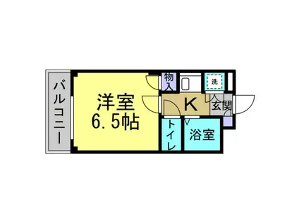 コーポはる A棟(1K/1階)の間取り写真