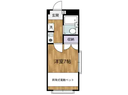 ハイムカトレア田無II(1K/3階)の間取り写真