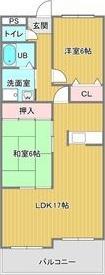 リアライズ正保町(2LDK/6階)の間取り写真