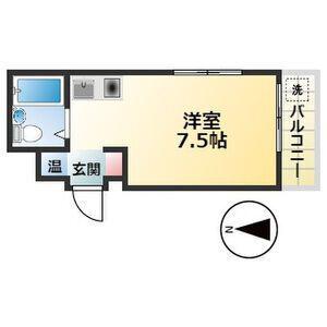 レモンハイム(ワンルーム/3階)の間取り写真