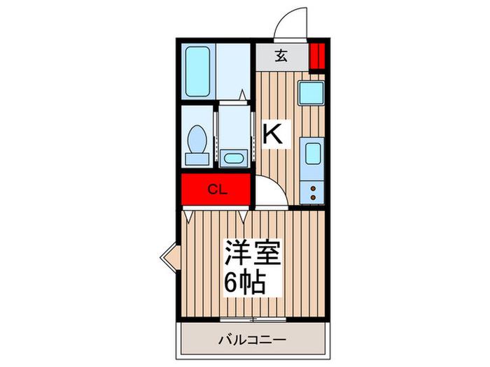 メゾン ルメイリア(1K/3階)の間取り写真
