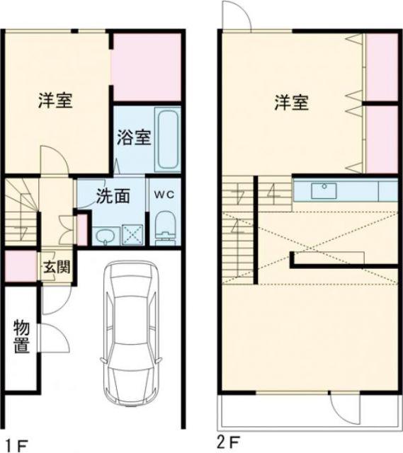 T.M.S(2LDK/1階)の間取り写真