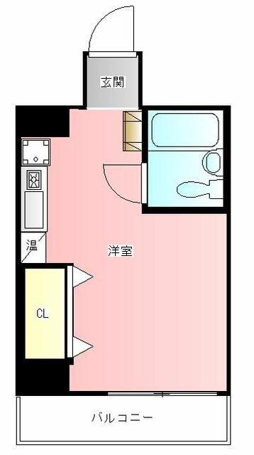 第3下渕ビル(ワンルーム/7階)の間取り写真