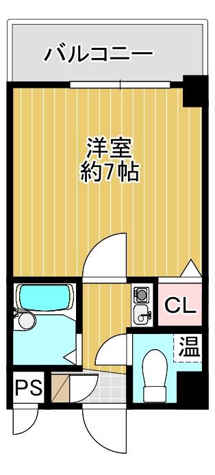 ラフォーレ1番館(1K/3階)の間取り写真