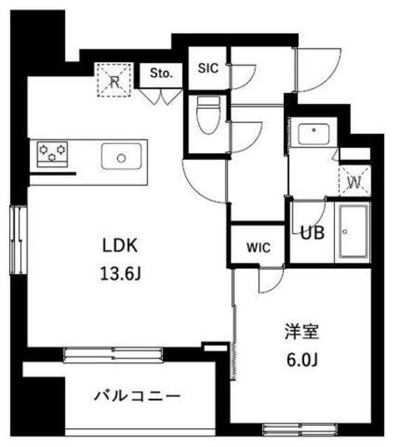 アーバンパーク立石(1LDK/1階)の間取り写真