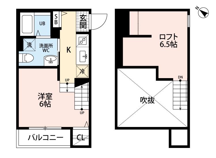 COMFORTIA II(ワンルーム/1階)の間取り写真
