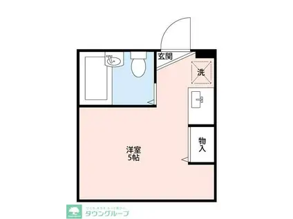 ライトマルシェ(ワンルーム/3階)の間取り写真