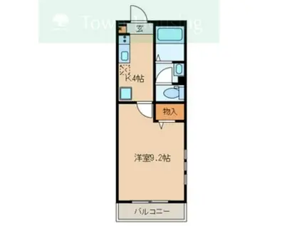 セラ ファースト(1K/1階)の間取り写真
