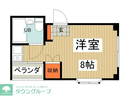 ニュー田口ビル(ワンルーム/3階)の間取り写真