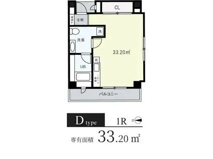 ラメゾン甲耀(ワンルーム/3階)の間取り写真