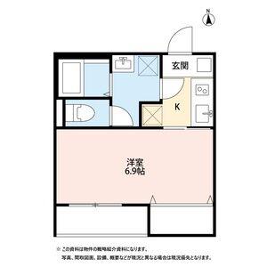 SLOW&EASY(1K/1階)の間取り写真
