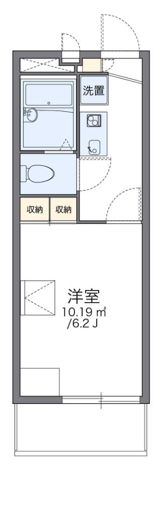 レオパレスさかえ(1K/2階)の間取り写真