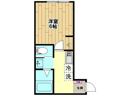 SONA COCO(1K/3階)の間取り写真